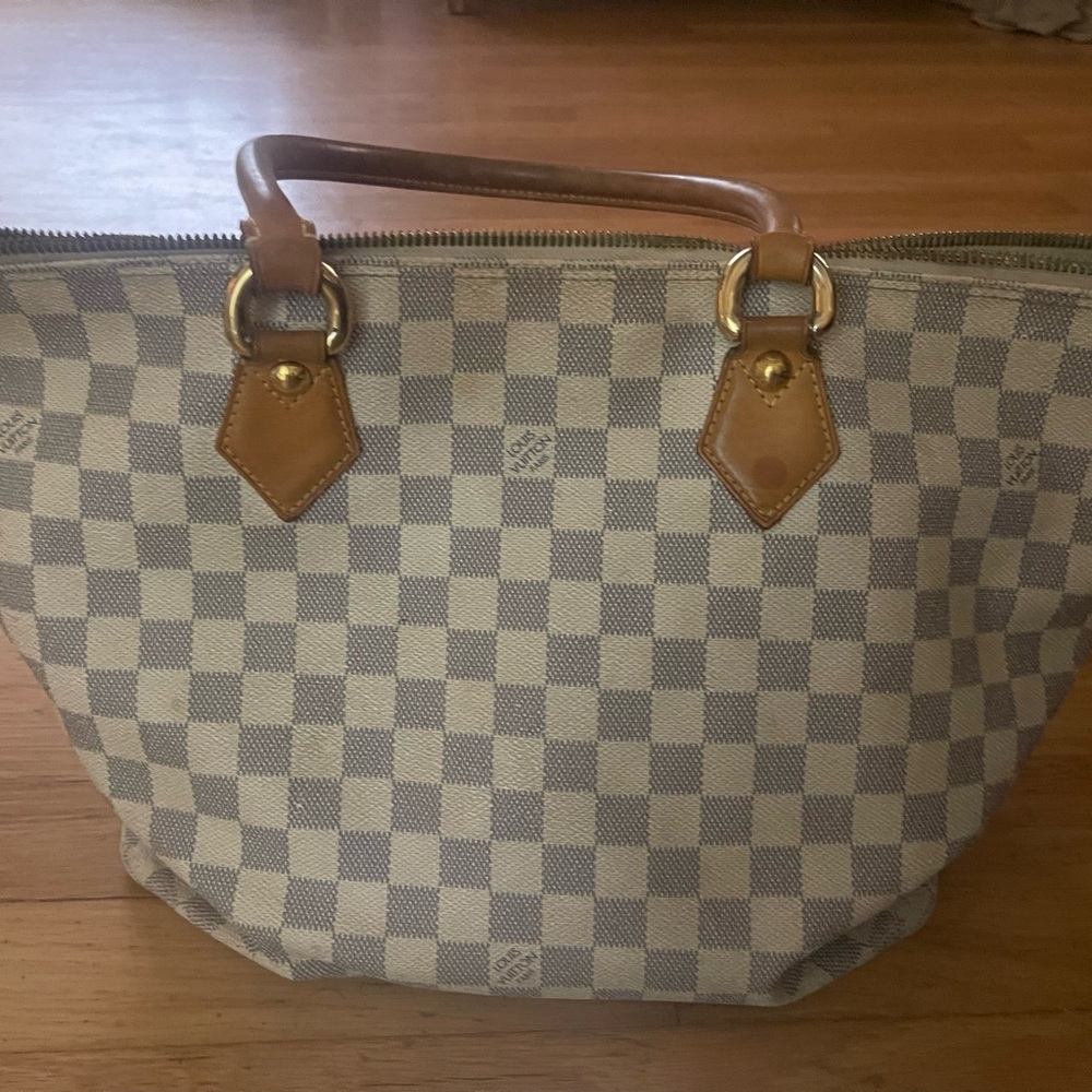 Checkered Designer Tote Bag